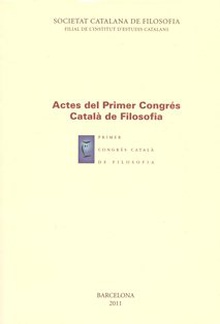 Actes del Primer Congrés Català de Filosofia