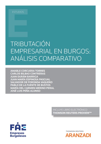 Tributación empresarial en Burgos: análisis comparativo (Papel + e-book)