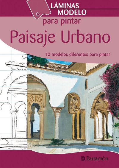 Láminas modelo para pintar paisaje urbano