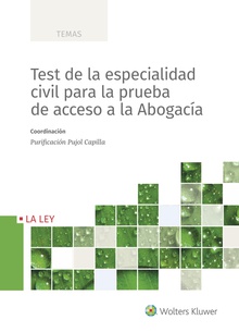 Test de la especialidad civil para la prueba de acceso a la abogacía