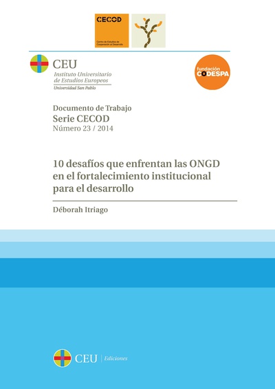 10 desafíos que enfrentan las ONGD en el fortalecimiento institucional para el desarrollo