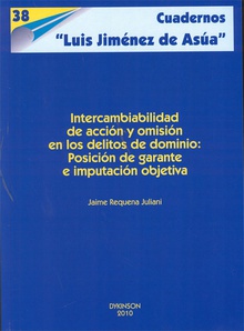 Intercambiabilidad de acción y omisión en los delitos de dominio.