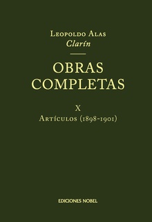 OBRAS COMPLETAS DE CLARÍN - tomo X