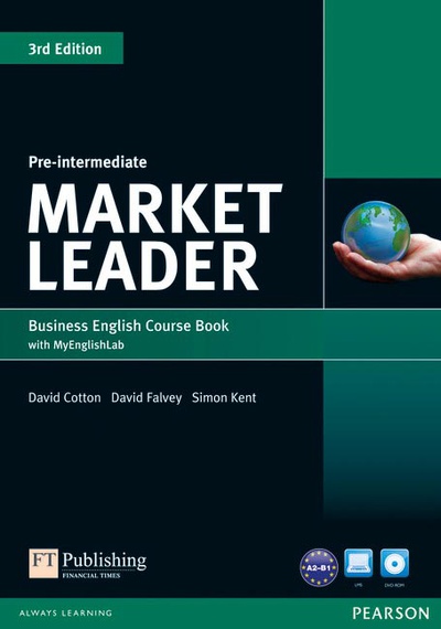 Market Leader 3rd Edition Pre-Intermediate Coursebook with DVD-ROM andMy EnglishLab Student online access code Pack