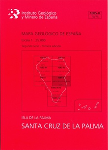 Mapa Geológico de España escala 1:25.000. Hoja 1085-II (70/75), Santa Cruz de la Palma