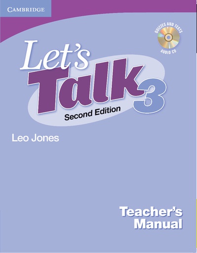 Let's Talk Level 3 Teacher's Manual with Audio CD 2nd Edition