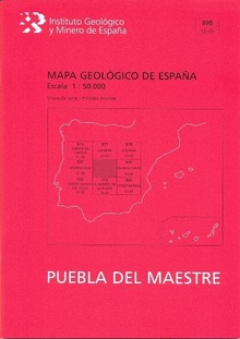Mapa Geológico de España escala 1:50.000. Hoja 898, Puebla del Maestre