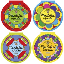 Colorea mandalas infantiles (4 títulos)