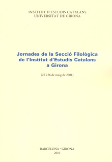 Jornades de la Secció Filològica de l'Institut d'Estudis Catalans a Girona