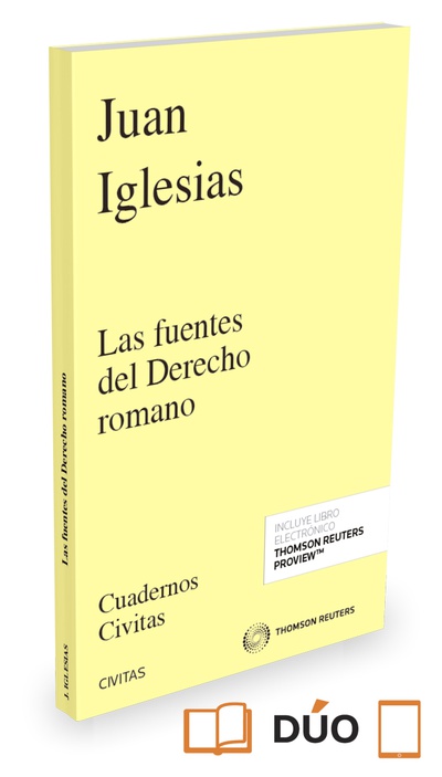 Las fuentes del Derecho romano (Papel + e-book)