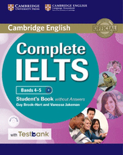 Complete IELTS Bands 4-5 B1 Student's Book without Answers with CD-ROM with Testbank