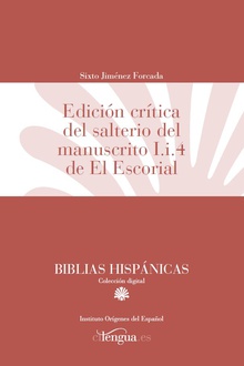 Edición crítica del salterio del manuscrito I.i.4 de El Escorial