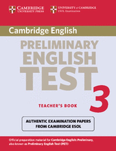 Cambridge Preliminary English Test 3 Teacher's Book 2nd Edition