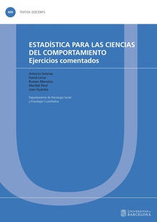 Estadística para las ciencias del comportamiento