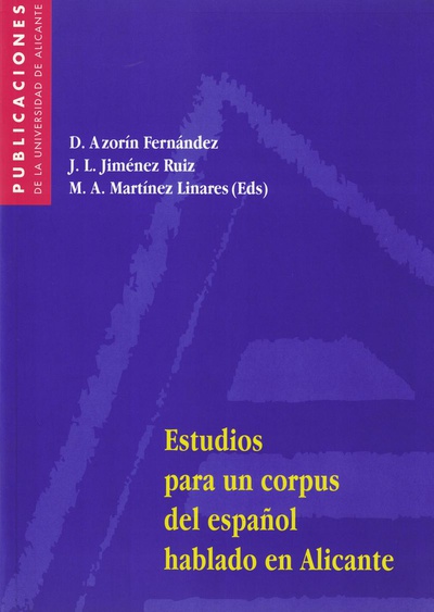Estudios para un corpus del español hablado en Alicante