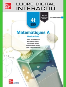 Llibre digital interactiu Matemàtiques A 4r ESO - Mediterrània
