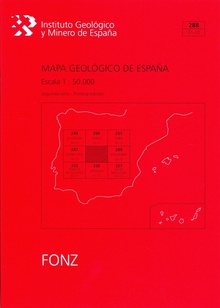 Mapa geológico de España, E 1:50.000. Hoja 288, Fonz