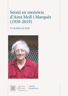 Sessió en memòria d'Aina Moll i Marquès (1930 - 2019)