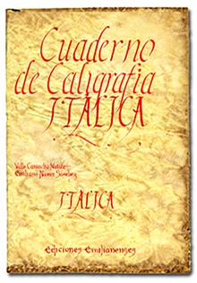 Cuaderno de caligrafía Itálica