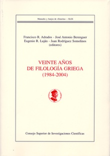 Veinte años de Filología Griega (1984-2004)
