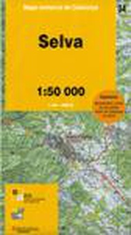 Mapa comarcal de Catalunya 1:50 000 - 34 - Selva (6a edició)