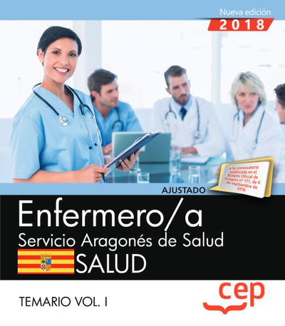 Enfermero/a del Servicio Aragonés de Salud. SALUD. Temario. Vol. I
