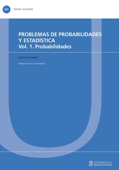 Problemas de probabilidades y estadística. Vol. 1. Probabilidades