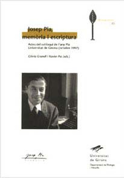 Josep Pla, memòria i escriptura