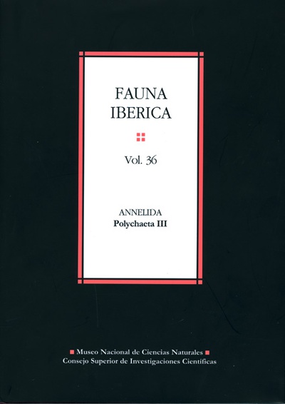 Fauna ibérica. Vol. 36. Annelida polychaeta III