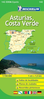 Mapa Zoom Asturias, Costa Verde