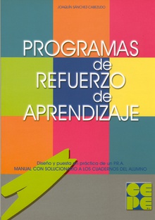 PRA. Programa de Refuerzo de Aprendizaje. Manual