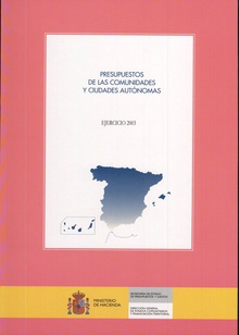 Presupuestos de las comunidades y ciudades autónomas. Ejercicio 2003