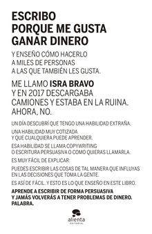 Escribo porque me gusta ganar dinero