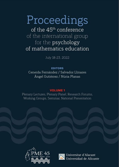 PME 45. Proceedings of the 45th conference of the international group for the psychology of mathematics education