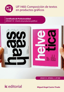 Composición de textos en productos gráficos. ARGG0110 - Diseño de productos gráficos