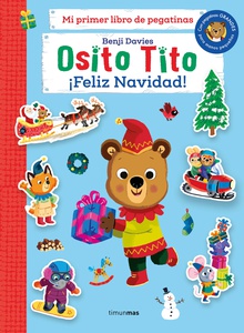Osito Tito. Mi primer libro de pegatinas. ¡Feliz Navidad!