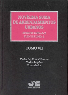 Novísima Suma de Arrendamientos Urbanos. 7 Tomos