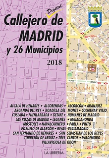 Callejero de Madrid y 26 municipios 2018