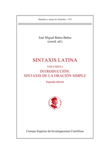 Sintaxis latina (2 vols.)