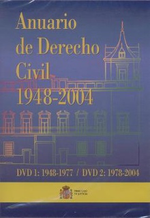 Anuario de derecho civil, años 1948-2004