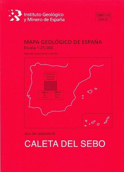 Mapa geológico de España, Caleta del Sebo, E 1:25.000 (1080 I-IV)