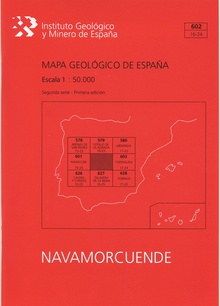 Mapa Geológico de España escala 1:50.000. Hoja 602, Navamorcuende