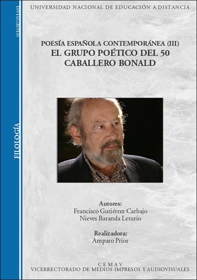 Poesía española contemporánea (III). El grupo poético del 50. Caballero Bonald