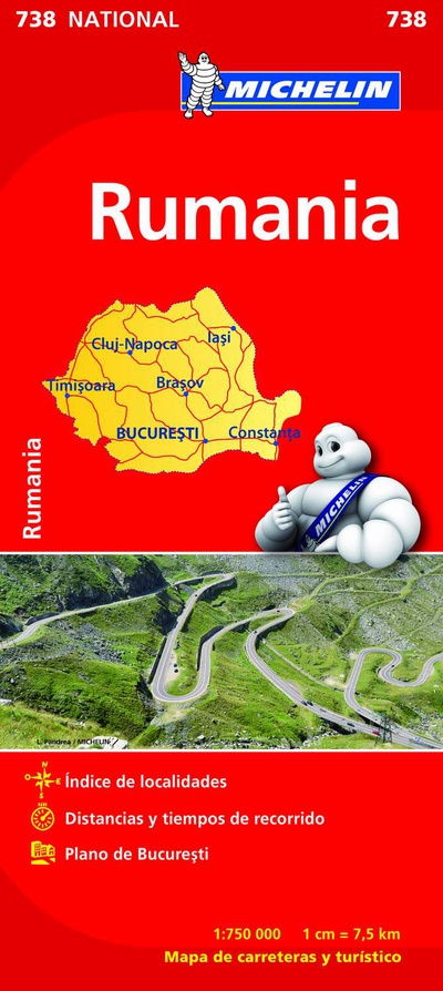 Mapa National Rumanía