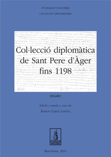 Col·lecció diplomàtica de Sant Pere d'Àger fins 1198