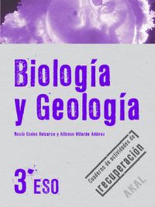 Biología y Geología 3º ESO. Cuaderno de actividades de recuperación