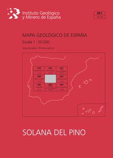 Mapa geológico de España. E 1:50.000. Hoja 861, Solana del Pino