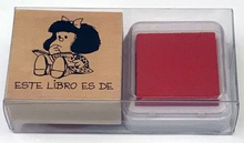 Sello exlibris Mafalda (nueva edición)