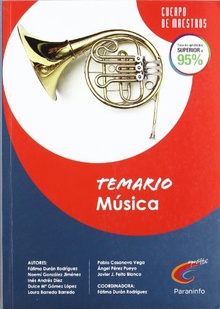 Temario Música. Oposiciones. Cuerpo de maestros