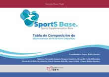 SPORTSBASE. Tabla de Composición de Suplementos de Nutrición Deportiva